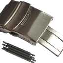Watch Clasps Stainless Steel Watchband Milled Clasp Folding Deployment Clasp Replacement