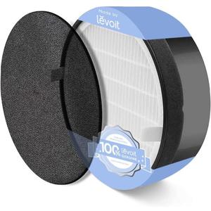 Levoit LV-H132 Air Purifier Genuine Replacement Filter, AHAM VERIFIDE, High-Efficiency Activated Carbon for Removal of Smoke, Odor, Allergens, Pollen, LV-H132-RF, 1 Pack