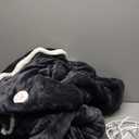 Wearable Heated Blanket Electric Snuggle Throw Blankets,Flannel&Sherpa Heating Blanket with Sleeves Foot Pocket (Gray)