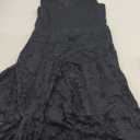 Meetjen Women's Lace Cocktail Party Dress 2025 Handkerchief Hem Bridesmaid Prom Formal Dresses for Wedding Guest (Large, Black)