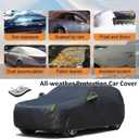 Hail Protector Car Cover SUV Compatible with Toyota RAV4/Honda CR-V/Tesla Model Y, Thicken Anti Hail Car Cover Waterproof All Weather,Sun,Snow,Rain Protection, Fit Length (187-194.8 Inch)