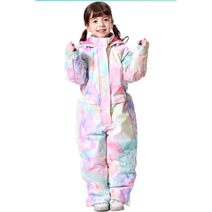 MUTO SNOW Girls Boys Kids One Piece Warm Outdoor Mountain Waterproof Windproof Snowsuits Overalls Ski Jackets Coats Jumpsuits, For 9-10 Years Old