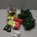 Small Christmas Tree Mini Christmas Tree with LED Lights Arms and Legs Tabletop Decoration Ornaments for Indoor Home Party Decor