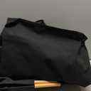 STORAGE MANIAC 2-Pack Large Laundry Hamper, 80L (21.1 Gal) Collapsible Laundry Basket with Bamboo Handles, Freestanding Waterproof Clothes Hamper for Laundry Room, Bedroom, Dorm, Towels, Toys, Black