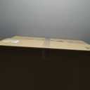 Outdoor High Back Chair Cushion Seat Pads, 44 x 21 Inch Water-Repellent & Fade-Resistant Patio Furniture Cushions with Ties for Adirondack, Rocking Chairs, Linen