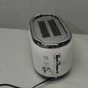 Mueller Retro Toaster 2 Slice with 7 Browning Levels and 3 Functions: Reheat, Defrost & Cancel, Stainless Steel Features, Removable Crumb Tray, Under Base Cord Storage, White