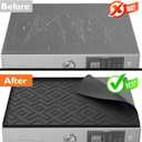 Washer and Dryer Top Protector Mat, 26" x 18" Silicone Washing Machine Top Cover, Non-Slip Waterproof Washer Dryer Mat for Home, Kitchen & Laundry Room
