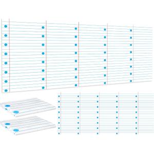 Hahafelt 2 Pack 47 x 108 in Fabric Bulletin Board Roll,Lined