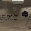 Stokke Clikk High Chair, White - All-in-One High Chair with Tray + Harness - Light, Durable & Travel Friendly - Ergonomic with Adjustable Features - Best for 6-36 Months or Up to 33 lbs