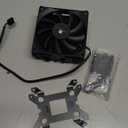 Thermalright AXP90 X47 Black Low Profile CPU Cooler, with 92mm TL-9015B Slim PWM Fan, ITX CPU Cooler, AGHP Technology, 47mm Height,for AMD AM4 AM5/Intel 1150/1151/1155/1851/1200/1700(AXP90 X47 Black)