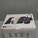 2K Cameras for Home Security-2.4G WiFi Outdoor Camera Wireless Solar/Battery Powered with solar panel, 360 Viewing, AI Human Detection, Color Night Vision, with SD Storage, Works with Alexa(2 Pack)