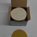 6-Inch No-Hole Hook and Loop Sanding Discs 180-Grit, Random Orbital Sandpaper for Automotive and Woodworking, 100-Pack