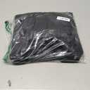 100 pcs Black Trash Bags with Handles - 14x22 Super Thick 1.8mil Plastic Rubbish Bags for Office, Picnic, Kitchen, Bulk Use