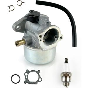 YAMAKATO 799868 Carburetor for Briggs & Stratton 498170 799872 694202 497586 498254 790821-14111 4-7 hp engines 6.5hp 6.75hp Engines Carb w/Spark Plug Lawn Mower Tune Up Kits