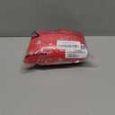 AQOTHES Soft Faux Fur Fuzzy Cute Decorative Throw Pillows Covers with Snowflake Glitter Printed Pillowcases for Christmas Decor Home Bed Room Sofa Chair Couch, Red, 18x18 inch, Pack of 2