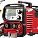 HONE MIG Welder Machine, Actual 145Amp 110V/220V Dual Voltage Flux Core Welder, 3 in 1 Synergic Gasless wire MIG/Stick Welder/Lift TIG Welding Machine, IGBT Inverter with LCD Display Portable Welder.