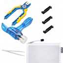 Building Blocks Separator Tool Kit Brick Tools Technic Blocks Tool Set Including 1 Multi-Functional Hammer1 Pliers1 Tweezers 8 Brick Separator