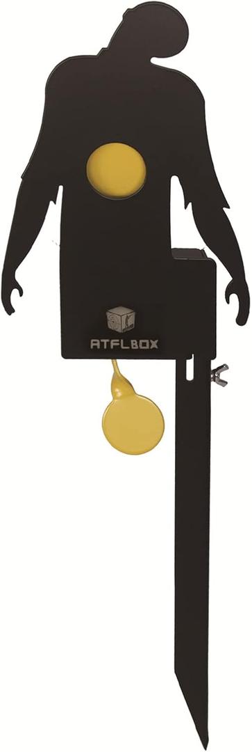 Atflbox Metal Zombie Air Gun Pellet BB Guns Rimfire Reset Target, Rated for .177 .22 Caliber Outdoor Shooting and Hunting