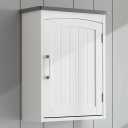 FRALIMK Small Over The Toilet Storage Cabinet, Wooden Wall Medicine Cabinet for Bathroom, Kitchen, Hanging Wall Cabinet, 15x20 inches