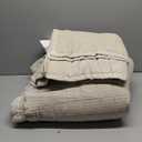 EVERGRACE Pearl Velvet Quilt Set King Size, Luxurious Soft Velvet Comforter Set, Lightweight Oversized Bedspread Coverlet, Box Stitch Quilted Bedding Sets for All Season, with 2 Shams, Ivory  108in.x96 in.
