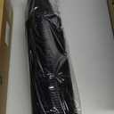 Pickmesh 50 Pack 12 oz Clear Plastic Cups Disposable Party Drinking Cup Bulk for St Patricks Day Wedding Baby Shower Birthday Graduation Family Gathering Party Supplies(Black)