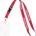 Desert Cactus San Diego State University SDSU Aztecs Car Keys College ID Badge Holder Lanyard Keychain Detachable Breakaway Snap Buckle (w/Pouch Red)