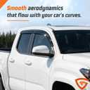 Window Visors Rain Guards Fit for Toyota Tacoma Crew/Double Cab 2024-2026