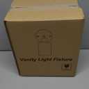 Set of 2 Wall Sconces for Bathroom,Black Modern Vanity Lights with Clear Glass Shade,Bathroom Wall Lamp for Mirror Kitchen Living Room Hallway Cabinet Porch