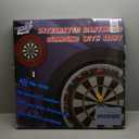 Bcsports Dartboard Surround with Light Darts Board Surround (Black)
