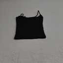 SUUKSESS Women Halter Double Lined Tank Top Backless Going Out Camisole Crop Top, XS