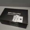 Sena SPH10H-FM-01 Motorcycle Bluetooth Stereo Headset and Intercom with Built-in FM Tuner for Half Helmets, Black (Single Pack)