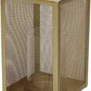 Metal Candleholder Glass, 10in.