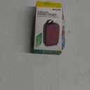 Acoustix Mini Bluetooth Speaker Wireless Portable Stereo Audio, Hands-Free, Burgundy