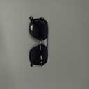 SOJOS Sunglasses for Women & Men, Square, Retro, Polarized Lens, Trendy Aviator, 90s Shades (Black/Grey)