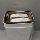 2 Pack 2.7 Gal Bathroom Garbage Can with Lid, Automatic Garbage  Can Small Smart Garbage Can Touchless, Slim Motion Sensor Waterproof Plastic Garbage Bins for Bedroom Office Kitchen Toilet (White)