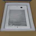 CSC151TW Electric Wall Heater Complete Unit With Thermostat, 120 Volt 1500 Watt, High Efficiency Centrifugal Fan For Fast And Quiet Heating