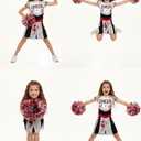 Cheerleaders Costume for Girls, Halloween Costume for Kids, Gifts for Cheerleaders & Dress Parties (Toddler)