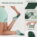 Women's Ombré Pilates Grip Socks, Non-Slip Yoga & Barre Socks