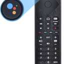 Voice Replacement Remote for Philips Smart TV: Universal Control for Philip 4K Ultra HD Smart Android TV with Google Assistant.for 43" 50" 55" 65" 75" Class 5704 5504 5604 5806 (Slate)