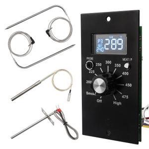 Replacement Parts for Pit Boss, Digital Temperature Controller Kit,Compatible with pb700, 340, 1000 Traditions, Rancher,1000SC with Meat Probe, Temperature Sensor, Igniter Hot Rod