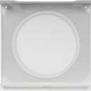 Vent Systems 10" Inch Air Supply Vent Cover with Rubber Gasket - White Galvanized Steel - Robust and Weatherproof Outdoor Air Intake Box - Duct or Surface Mounting - Rain and Snow Protection
