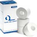 (4-Pack) Athletic Tape | Easy Tear | Strong | Medical Wrap | Support | Zinc Oxide | 1.5 inch x 33 ft