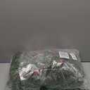 Lyrow 24 Pcs Christmas Candle Rings Wreaths Mini Artificial Garland for Kitchen Cabinet Red Berries Pine Snowy Xmas Holder for Pillars Rustic Centerpiece Table Chandelier Decor(Elegant)