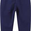 Bumeex Baby and Toddler Boys' 2-Pack Pull on French Terry Pants 1-7Y (Excavator+dinosaur)