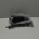 Shimeyao 100 Pcs Peg Board Shelving Hooks Stainless Steel Hanging Board Pegs Wall Display Hooks Bulk for 1/8 1/4 Garage Storage Organizer Accessories(10 Inch, Black)