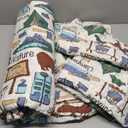 The Lakeside Collection Campsite Quilt Set with Retro Camping Print - 3-Pc. Full/Queen