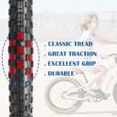 2 Pack Bike Tires and Tubes BMX for Kids Bike 12.5"/14"/16"/ 18"/ 20"x2.125" Compatible with 12.5"/14"/16"/ 18"/ 20"x1.75"/2.125" for Trail Commuter Pavement Bicycles