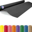 Black Paper Roll 36" x 1200" (100 feet) - USA-Made 50lb Thick Kraft Paper for Packing, Moving, Shipping, Wrapping, Crafts, Arts, Birthday Party - 100% Recycled Gift Wrap Material by IDL Packaging