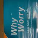 WhyWorry Adult Diapers with Tabs, Maximum Absorbency, Medium, 60 Count
Disposable Incontinence Briefs, for Women & Men, Leak-Proof Diaper, Overnight Protection, Odor Control, Unisex, 4 Packs of 15