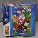 Sonic the Hedgehog Floor Puzzle for Kids Set - Bundle with 72 Piece Sonic Floor Puzzle, Stickers, Tattoos, More | Sonic Jigsaw Puzzles for Kids Ages 4-8